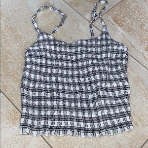 gingham tank top